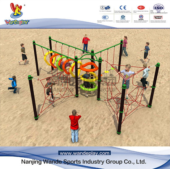 Attrezzatura per parchi giochi all'aperto per bambini arrampicata rete da divertimento Wandeplay Wd-Sw0209