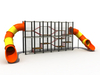 Parco giochi per bambini con arrampicata su gabbia all'aperto